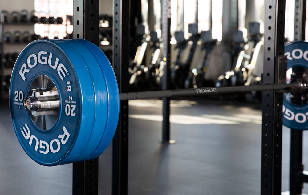 Rogue blue barbell best sale